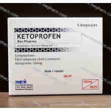 Ketoprofen Injecção 100mg / 2ml